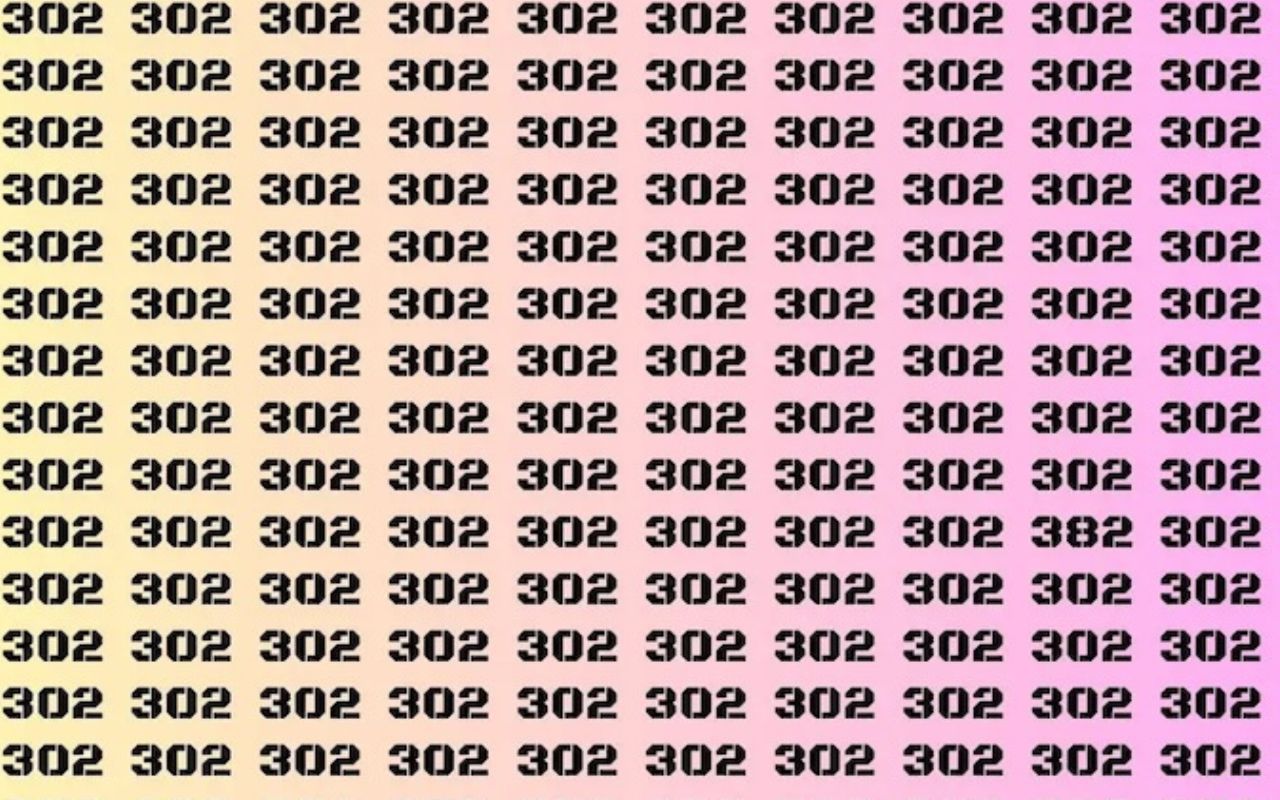 defi visuel rapidite trouver 382 parmi 302