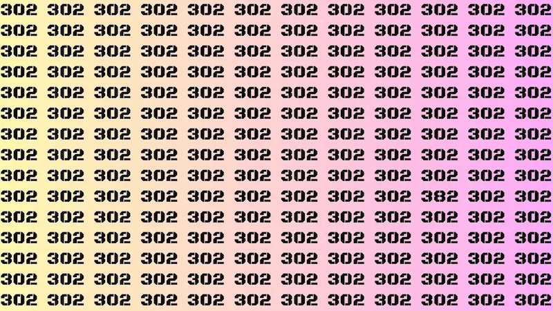 test rapidite visuel trouver 302