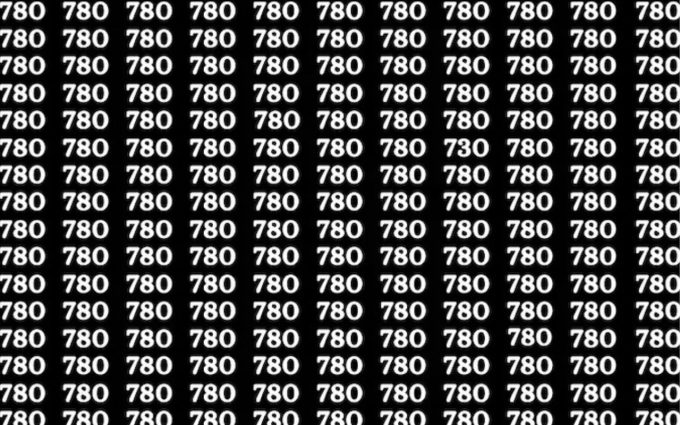 defi visuel rapidite trouver le 730 en moins de 11 secondes