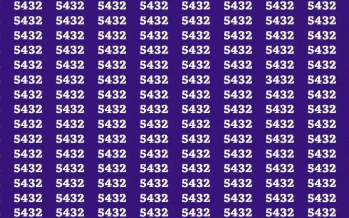 defi visuel rapidite trouver le chiffre