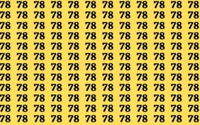 defi visuel trouver le numero 73