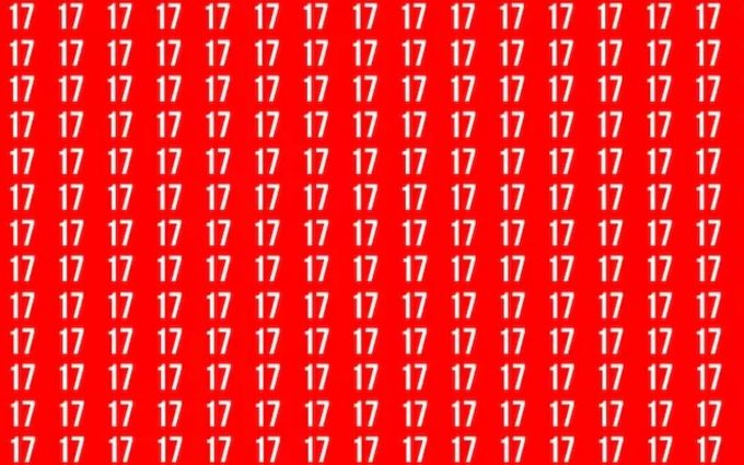 test viseul rapide trouver le numero 11