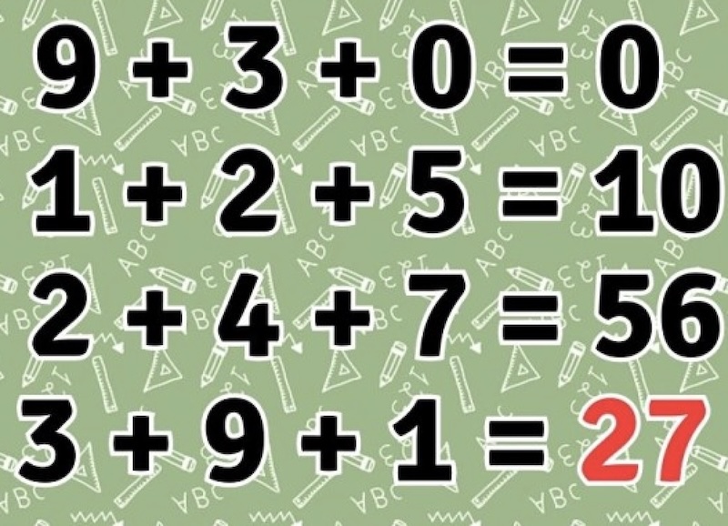 solution enigme mathematique