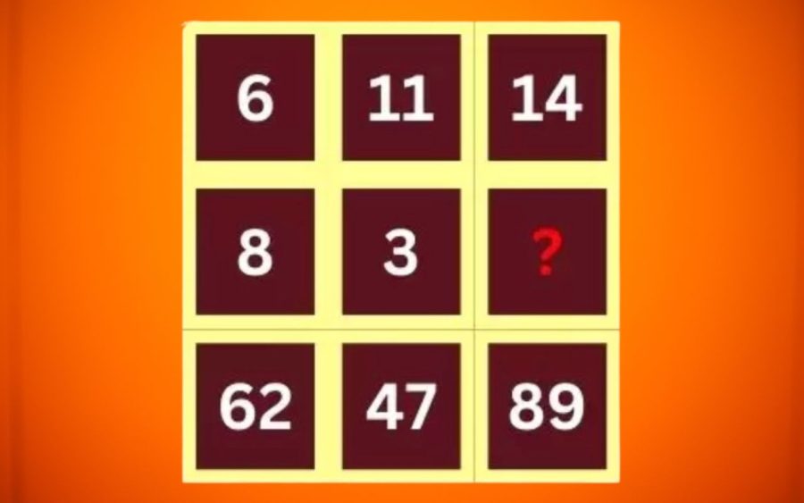 test qi mathematique trouver le numero manquant