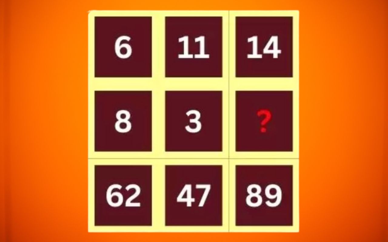 test qi mathematique trouver le numero manquant