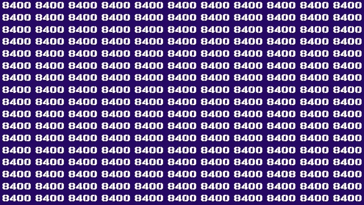 trouver le numero 8408